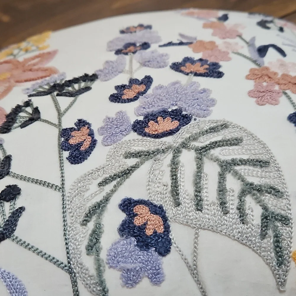 Pier 1 Multicolor Floral Accent Pillow